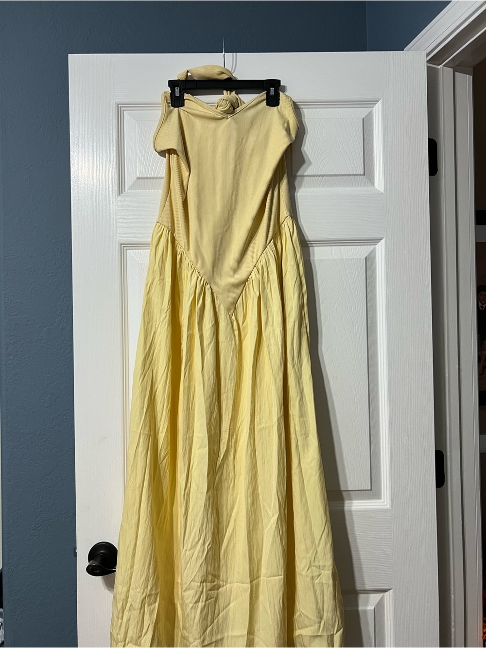 Yellow Halter Dress